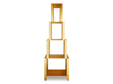 MASS - Open brass bookcase by Tom Dixon - view 2